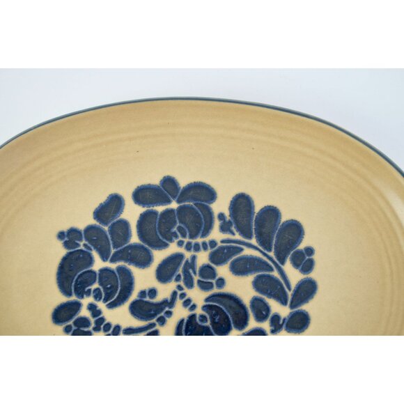 Vintage Pfaltzgraff FOLK ART 14” Oval Platter (USA Castle Mark) - Picture 5 of 7